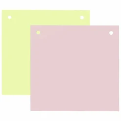 Panel Decorativo Cuadrado 60 X 60 Cm Rosa/amarillo Pastelero