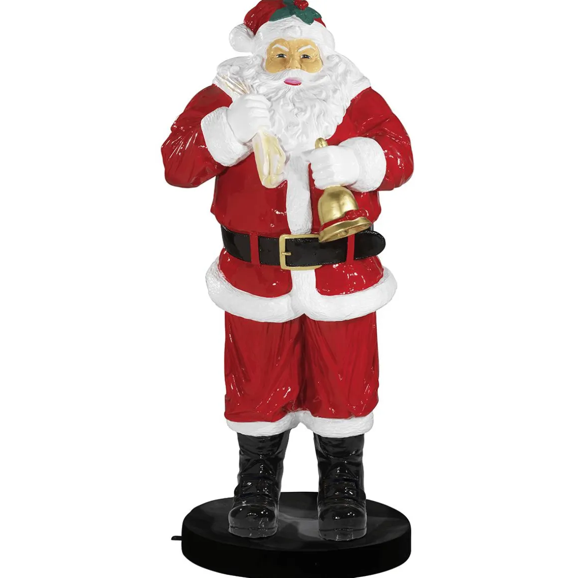 Papá Noel De Fibra De Vidrio 180 Cm