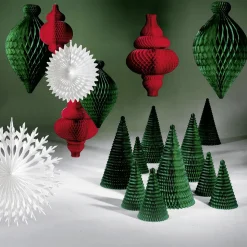 Papel De Nido De Abeja Abeto Verde, Altura 40 Cm,