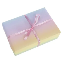 Papel De Regalo Arco Iris Pastel, 70 Cm X 50 M