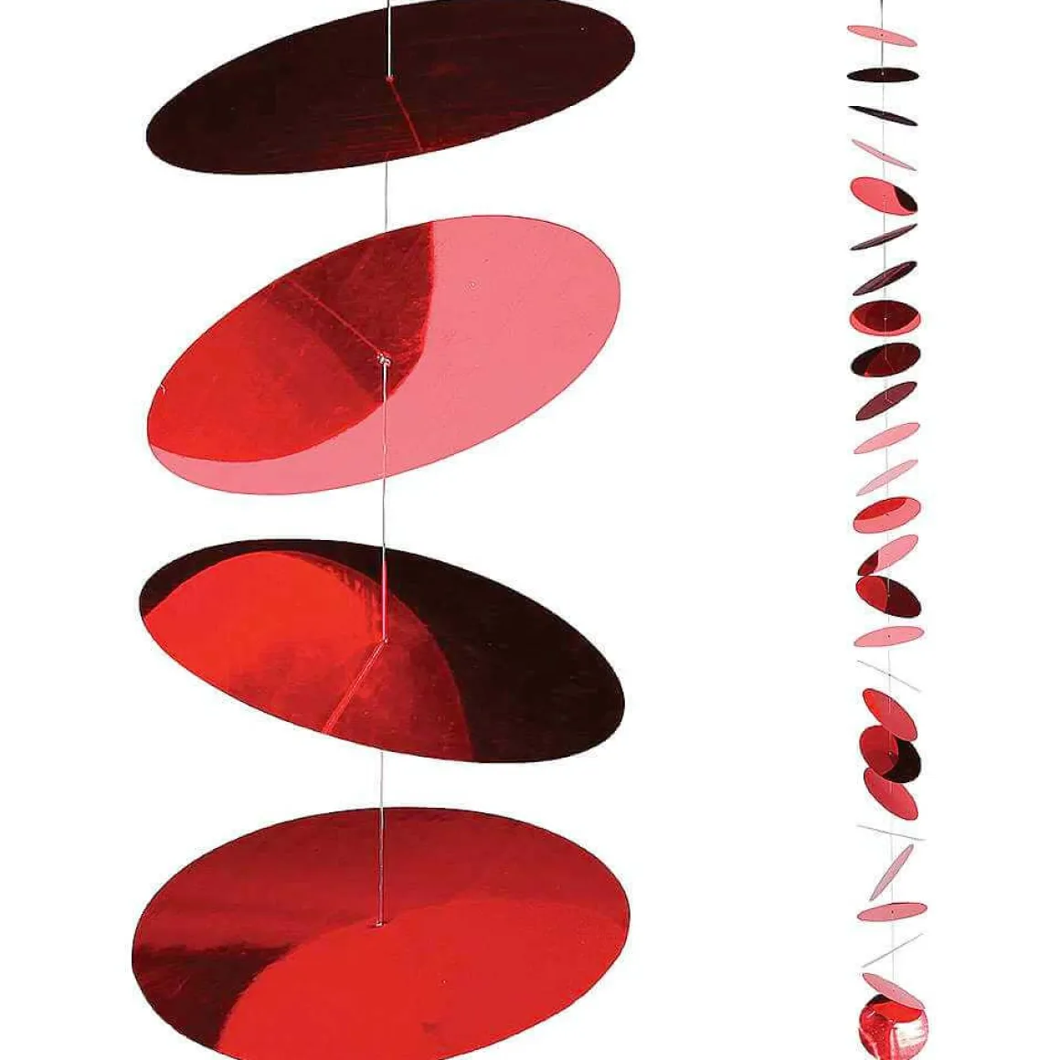 Papel De Regalo "Círculos" Rojo, Longitud 200 Cm