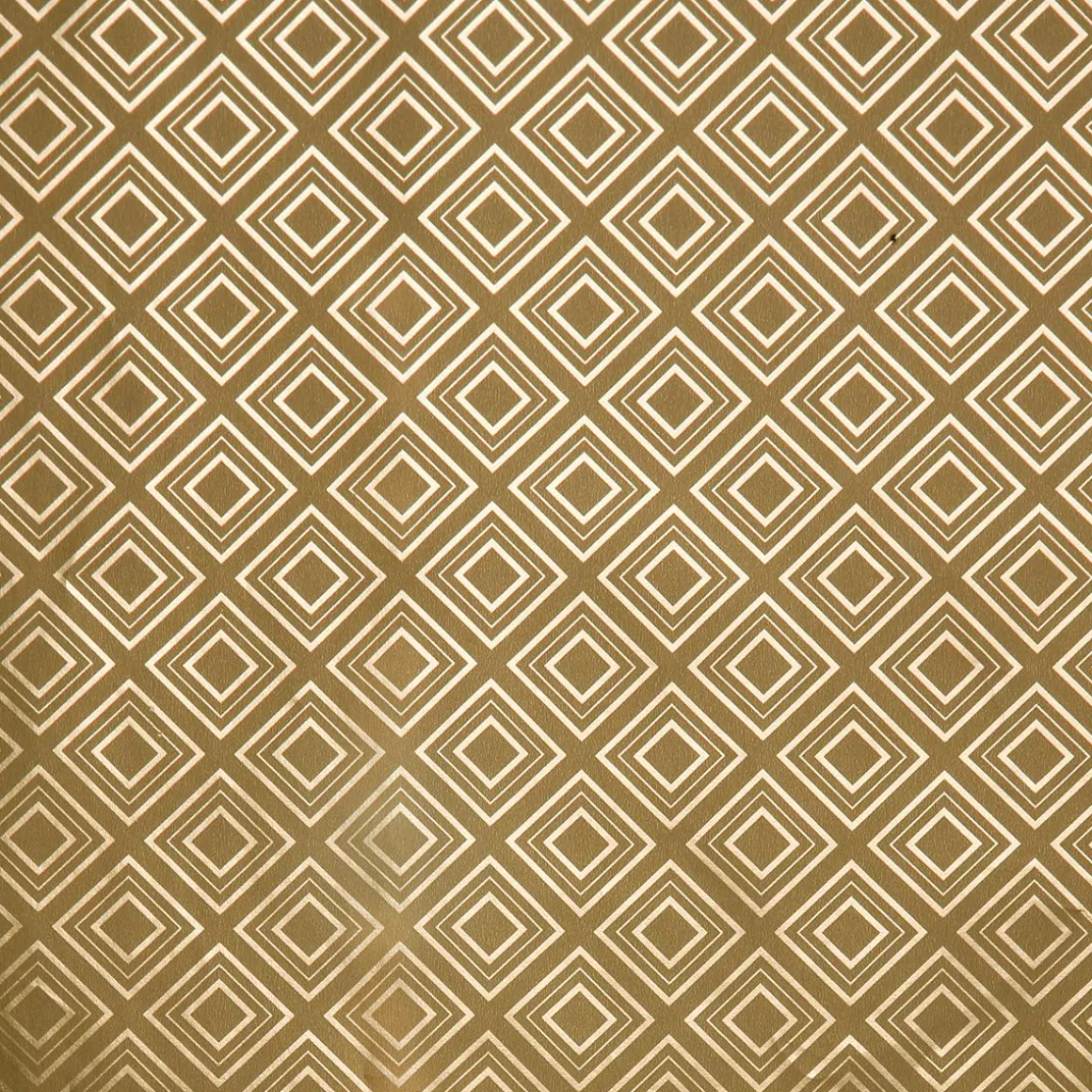 Papel De Regalo Dorado Sostenible Con Motivos Geométricos Brillantes - Bobina De Papel De Regalo De 50 M