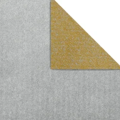 Papel De Regalo Rollo Bicolor Oro Plata 50 Cm X 50 M