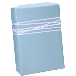 Papel Kraft Liso Azul Reciclado - Bobina De Papel De Regalo De 50 M
