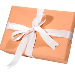 Papel Kraft Liso Reciclado En Color Naranja - Bobina De Papel De Regalo De 50 M