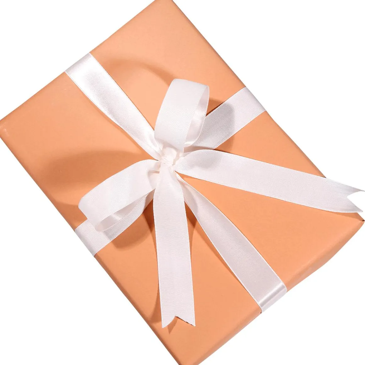 Papel Kraft Liso Reciclado En Color Naranja - Bobina De Papel De Regalo De 50 M