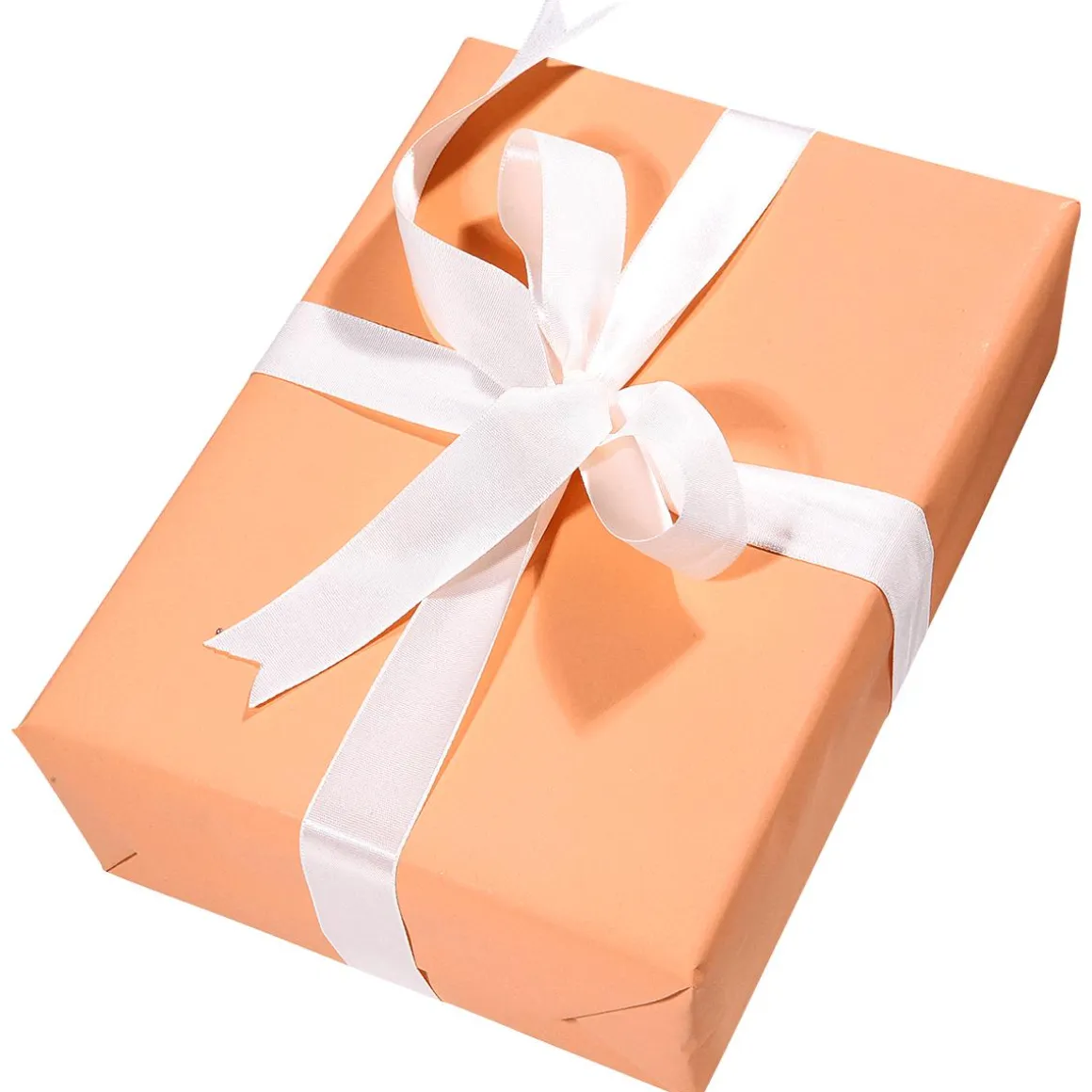 Papel Kraft Liso Reciclado En Color Naranja - Bobina De Papel De Regalo De 50 M
