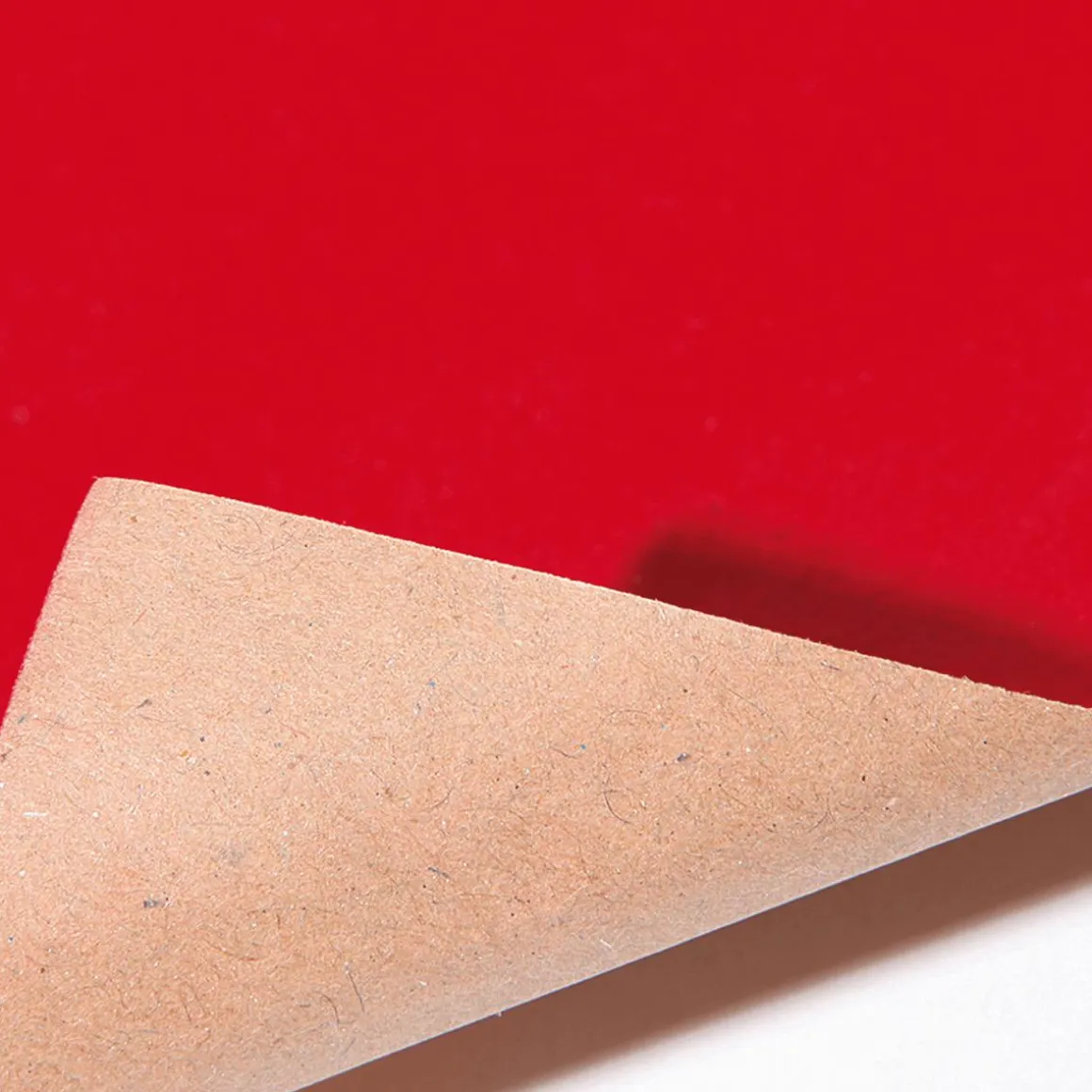 Papel Kraft Liso Rojo Reciclado - Bobina De Papel De Regalo De 50 M
