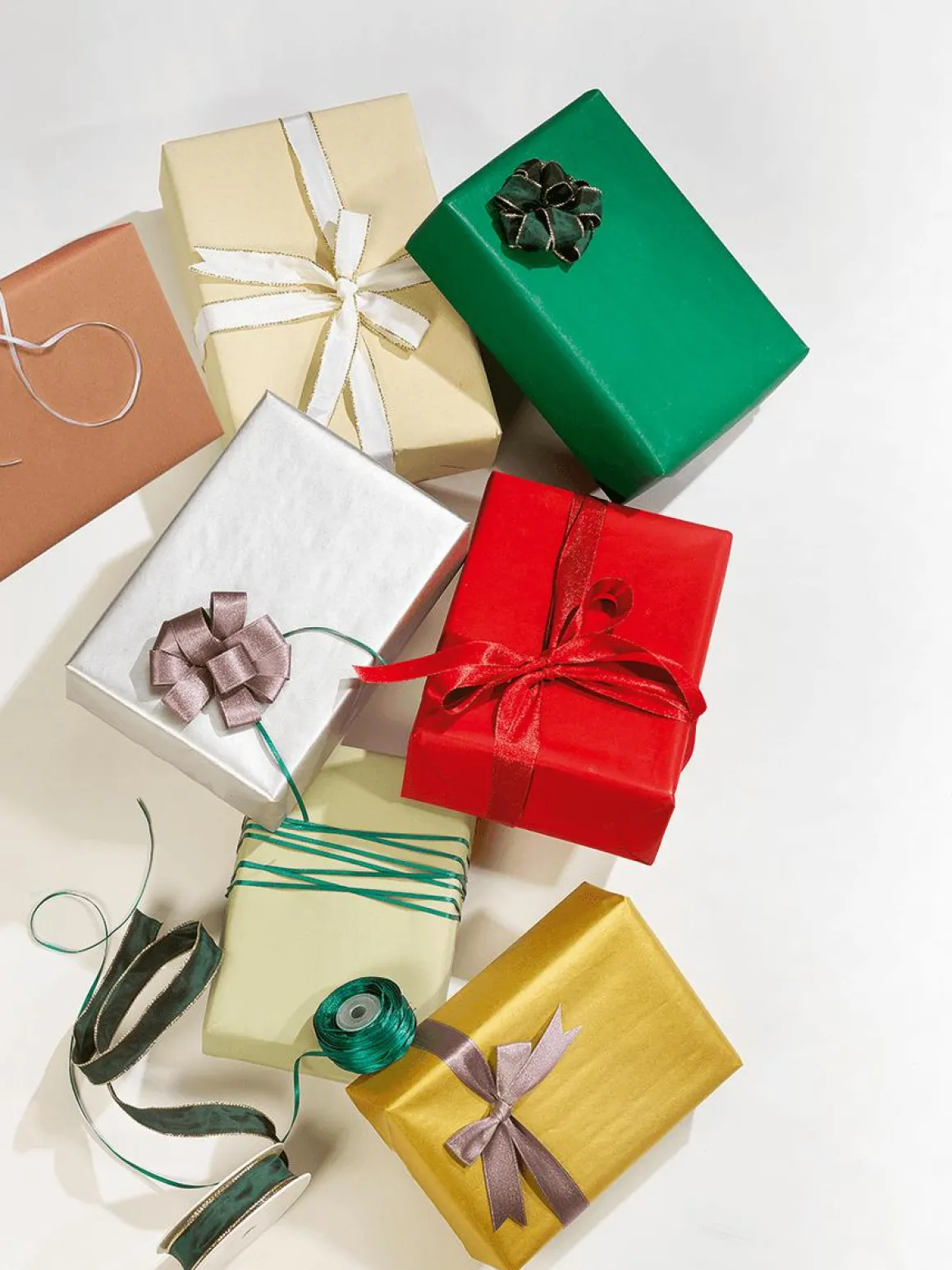 Papel Kraft Liso Rojo Reciclado - Bobina De Papel De Regalo De 50 M