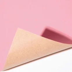 Papel Kraft Liso Rosa Reciclado - Bobina De Papel De Regalo De 50 M