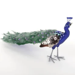 Pavo Real Decorativo, 80x20x40 Cm