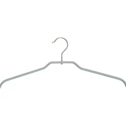 Percha Antideslizante Topform, 40 Cm, Plata A´ 10 Piezas