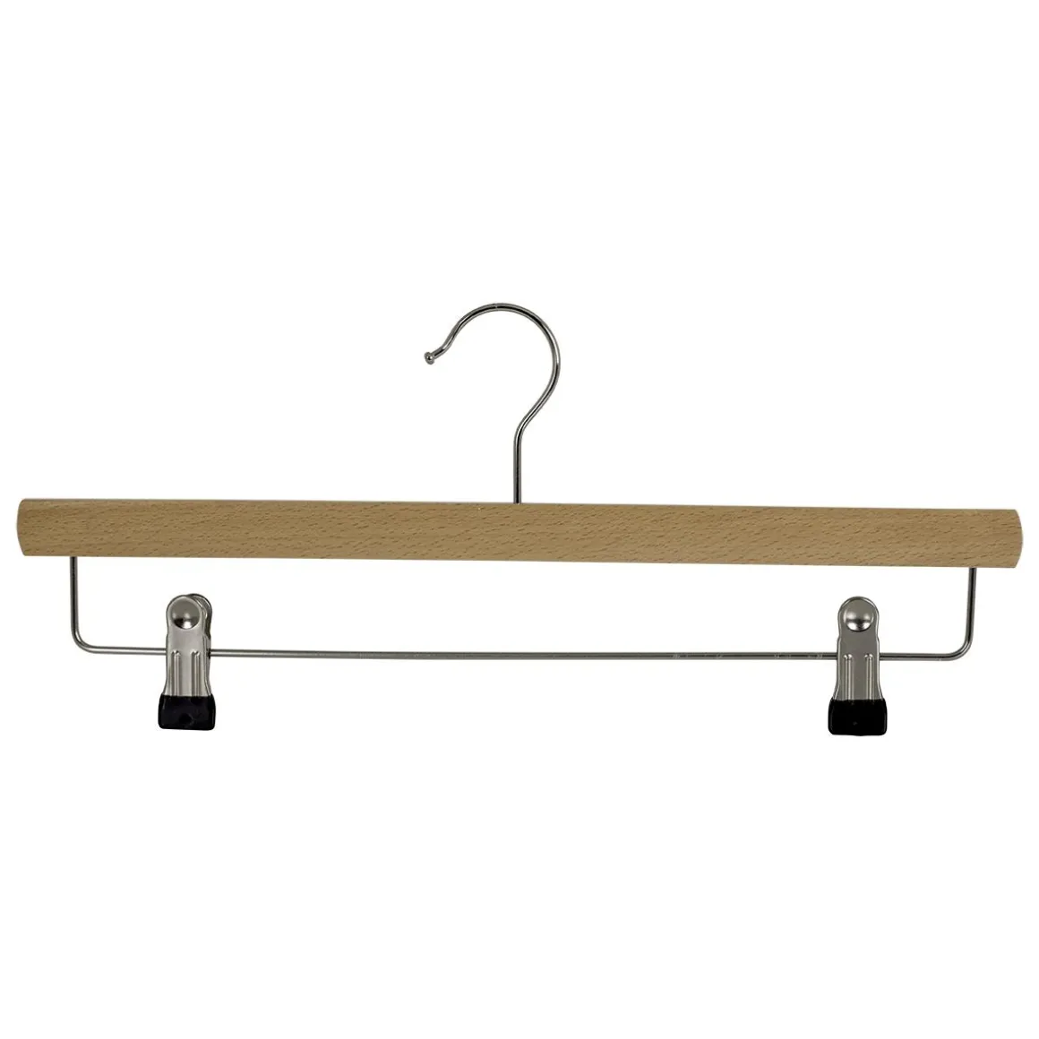 Percha Con Pinzas De Madera 40 Cm, 1 Caja De 25 Piezas