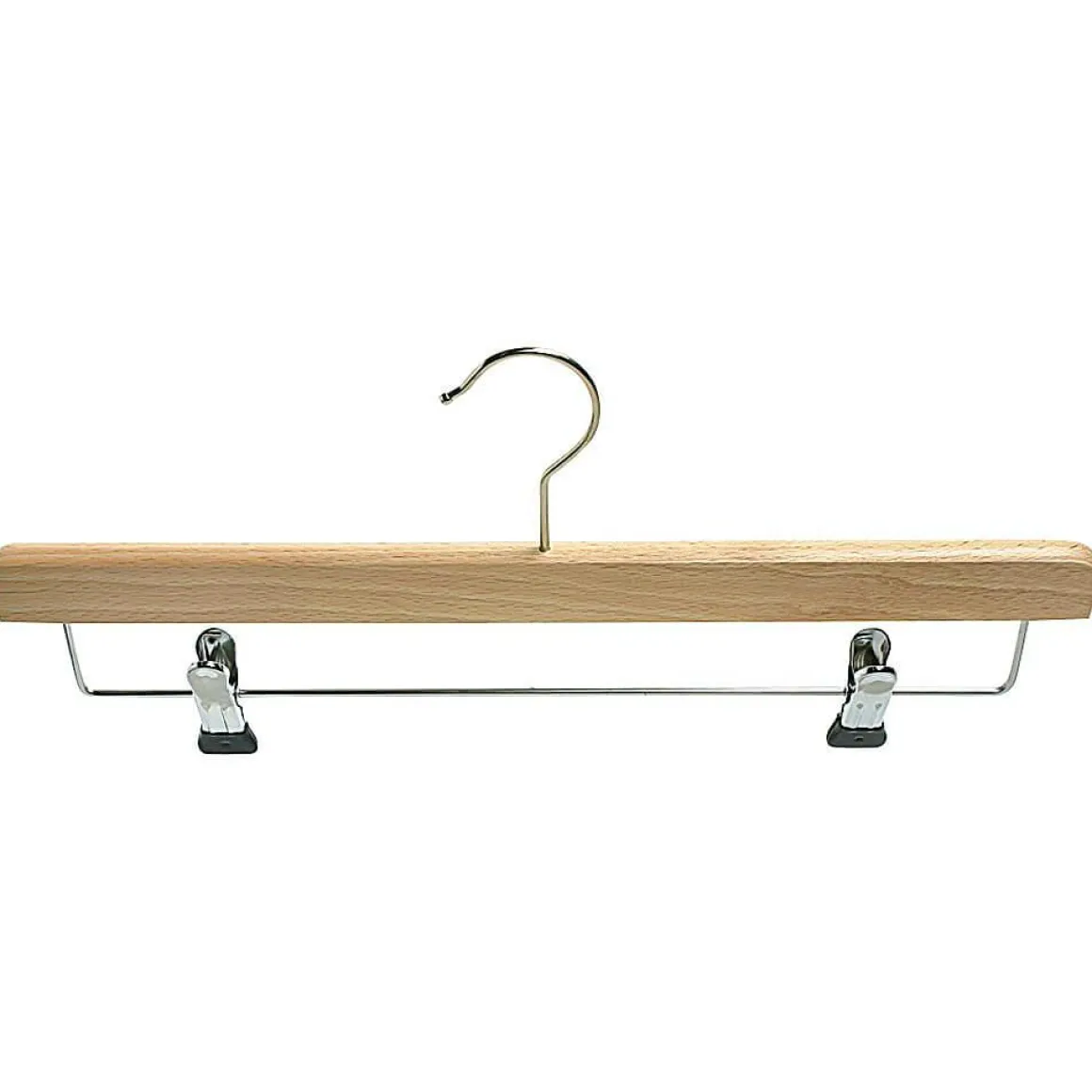 Percha Con Pinzas De Madera 40 Cm, 1 Caja De 25 Piezas