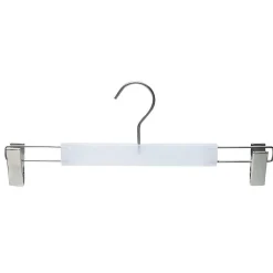 Percha Con Pinzas Esmerilada 36 Cm, 1 Paquete De 10 Piezas
