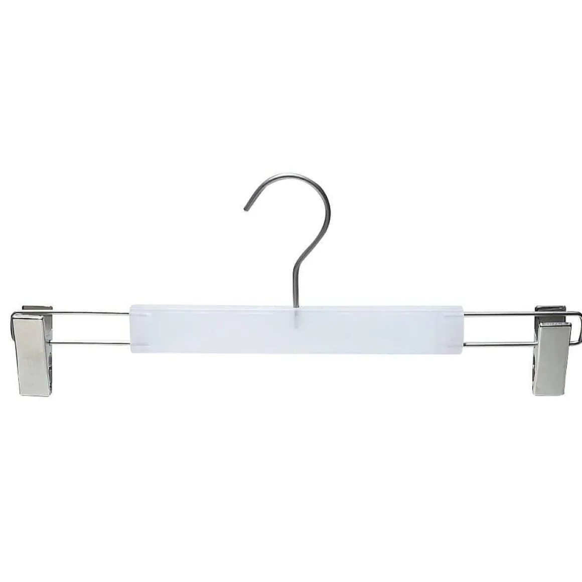 Percha Con Pinzas Esmerilada 36 Cm, 1 Paquete De 10 Piezas