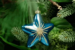 Percha De Navidad "Estrella" 8 Cm, 12 Piezas