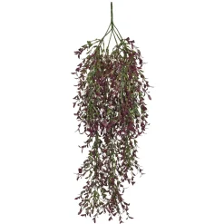 Percha Níspero Purpurina Ignífuga Púrpura - Verde 85 Cm B1