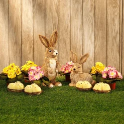 Pichones Deco En Nido, 3 Piezas, 10 Cm Ø