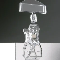 Pinza Para Etiquetas De Precio Con Inserto, 10 Cm De Alto