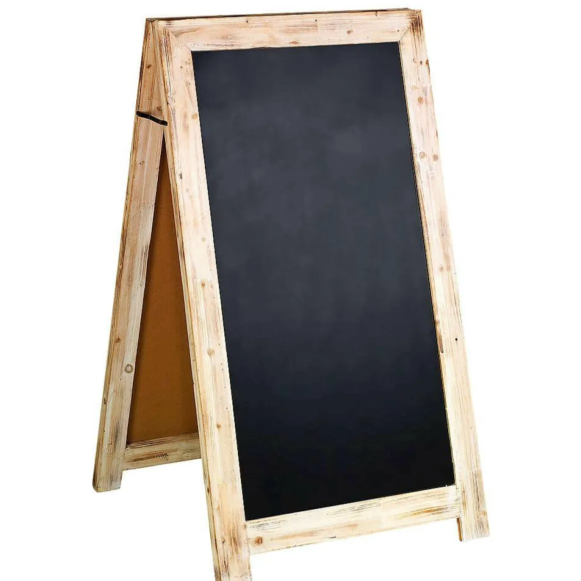 Pizarra De Madera, Altura 135 Cm, Vintage Marrón