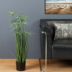 Planta Artificial De Papiro En Maceta De 90 Cm