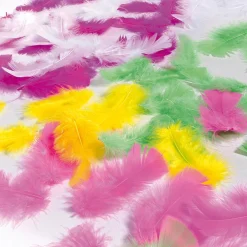 Plumas Decorativas Amarillas, 20 G