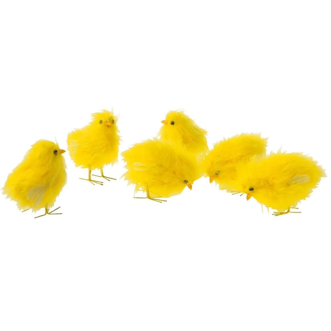 Pollitos Decorativos, 9 Cm, 6 Piezas