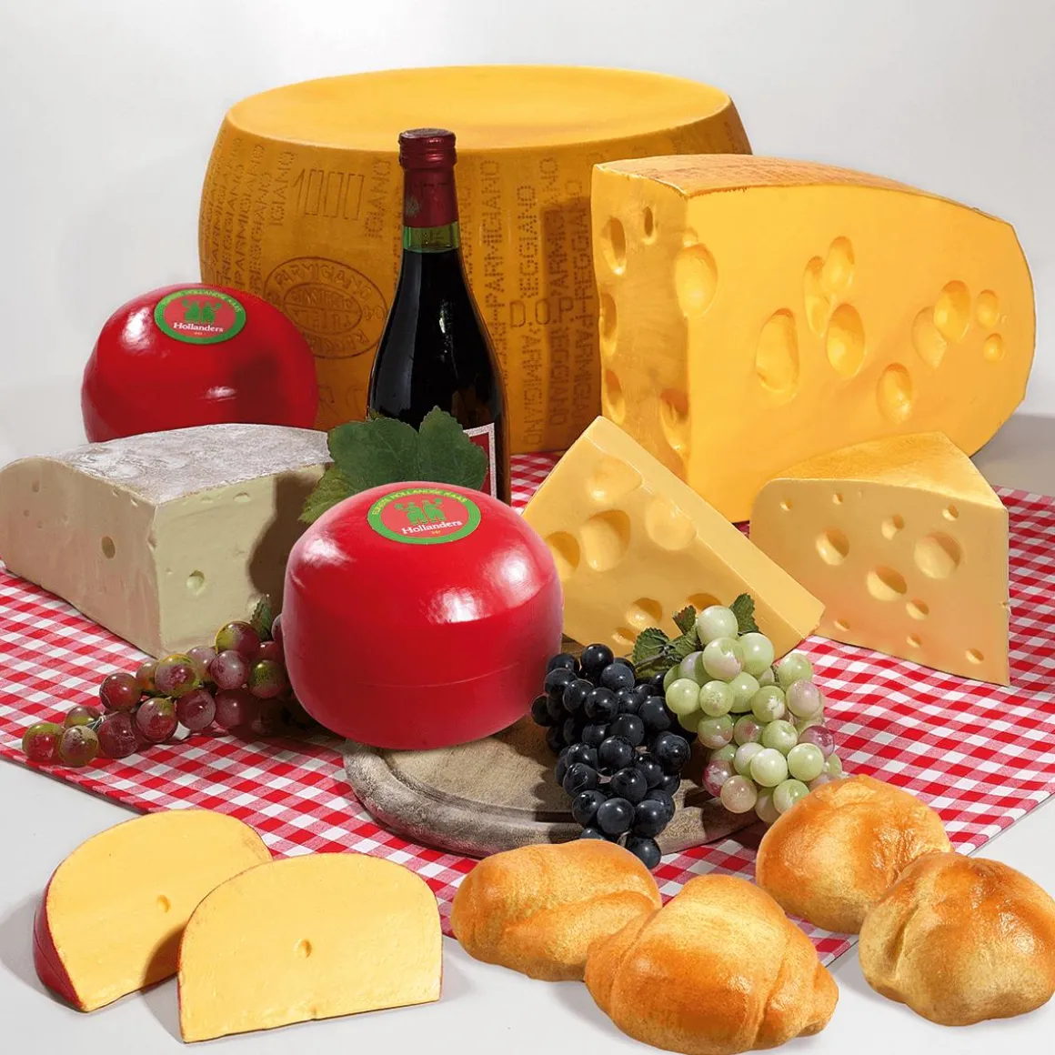 Queso Emmental Alimento De Imitación 30 X 23 Cm