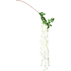 Rama Artificial De Hortensias Blanca, 170 Cm