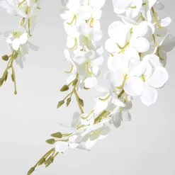 Rama Artificial De Hortensias Blanca, 170 Cm