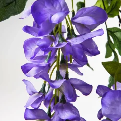 Rama Artificial Wisteria Laburnum, 140 Cm, Violeta