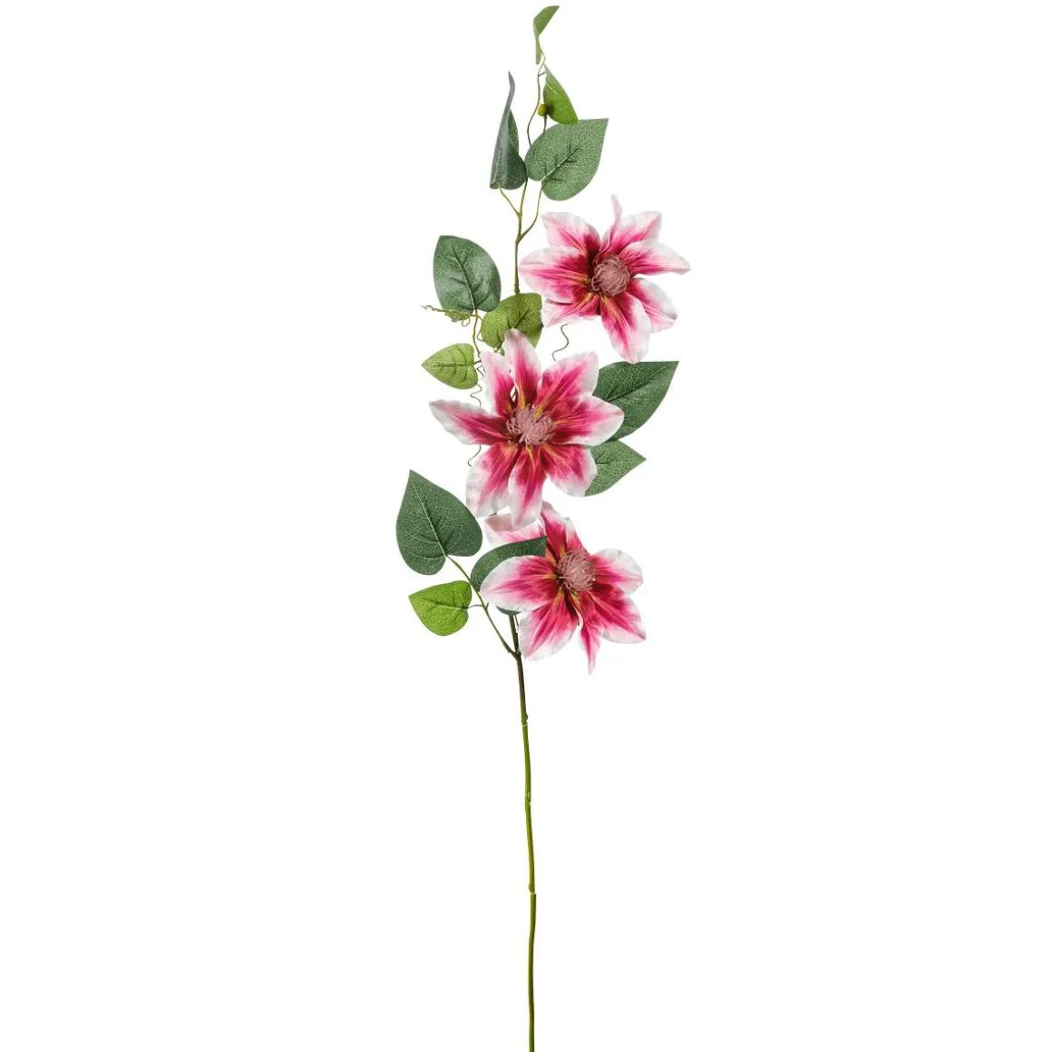 Rama De Clemátide Artificial Rosa 15 X 7 X 80 Cm