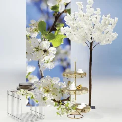 Rama De Flores De Cerezo Artificial Blanco 65 Cm