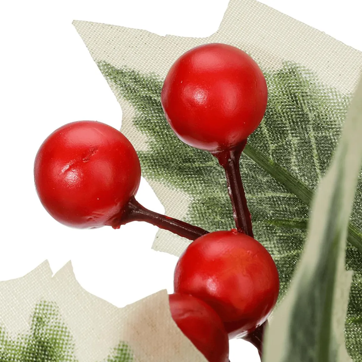 Rama De Ilex Con Bayas 47 Cm Juego De 2
