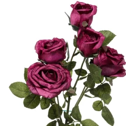 Rama De Rosa Artificial, 73 Cm, Color Púrpura