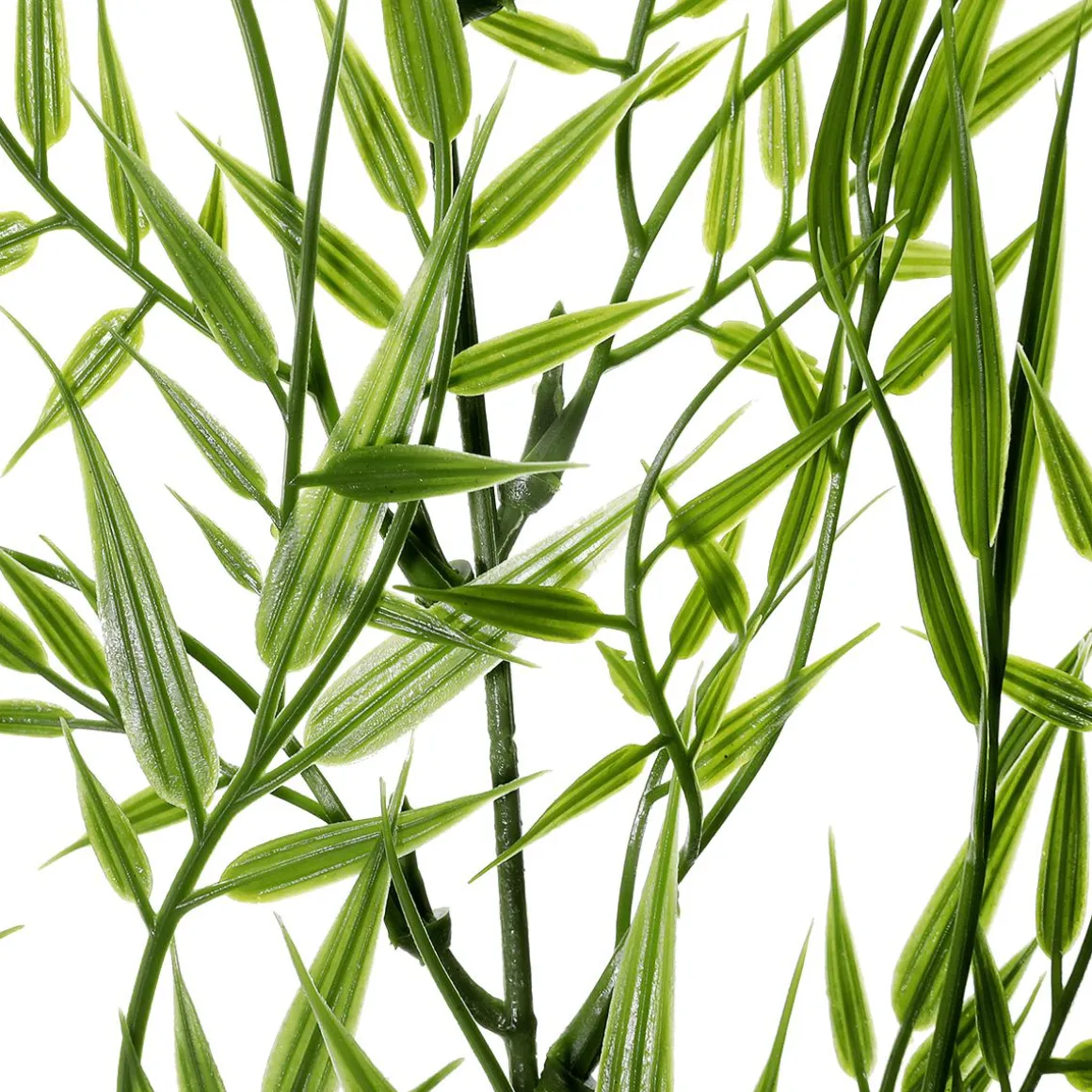 Rama Decorativa De Bambú Verde De 78 Cm De Longitud