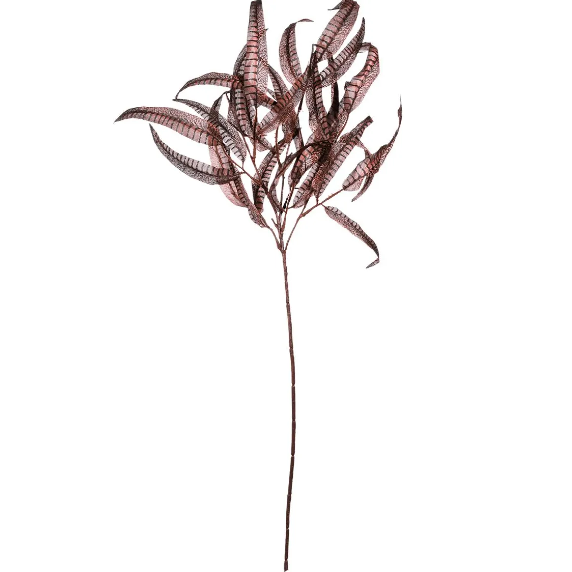 Rama Decorativa De Otoño De Color Taupe, 85 Cm De Largo