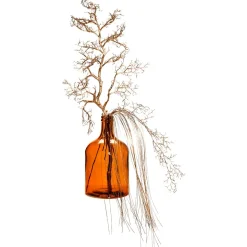 Rama Decorativa Hierba Dorada 100 Cm De Largo, 2 Piezas
