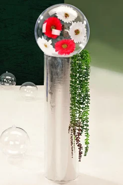 Ramas Artificiales Senecio Planta Guisante