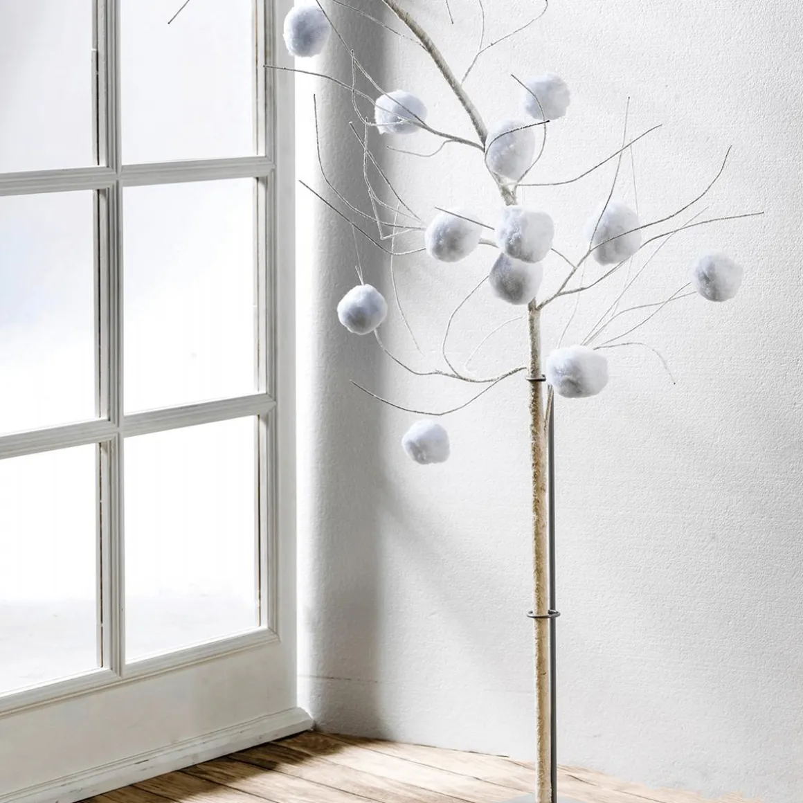 Ramita Decorativa Blanca Longitud 145 Cm