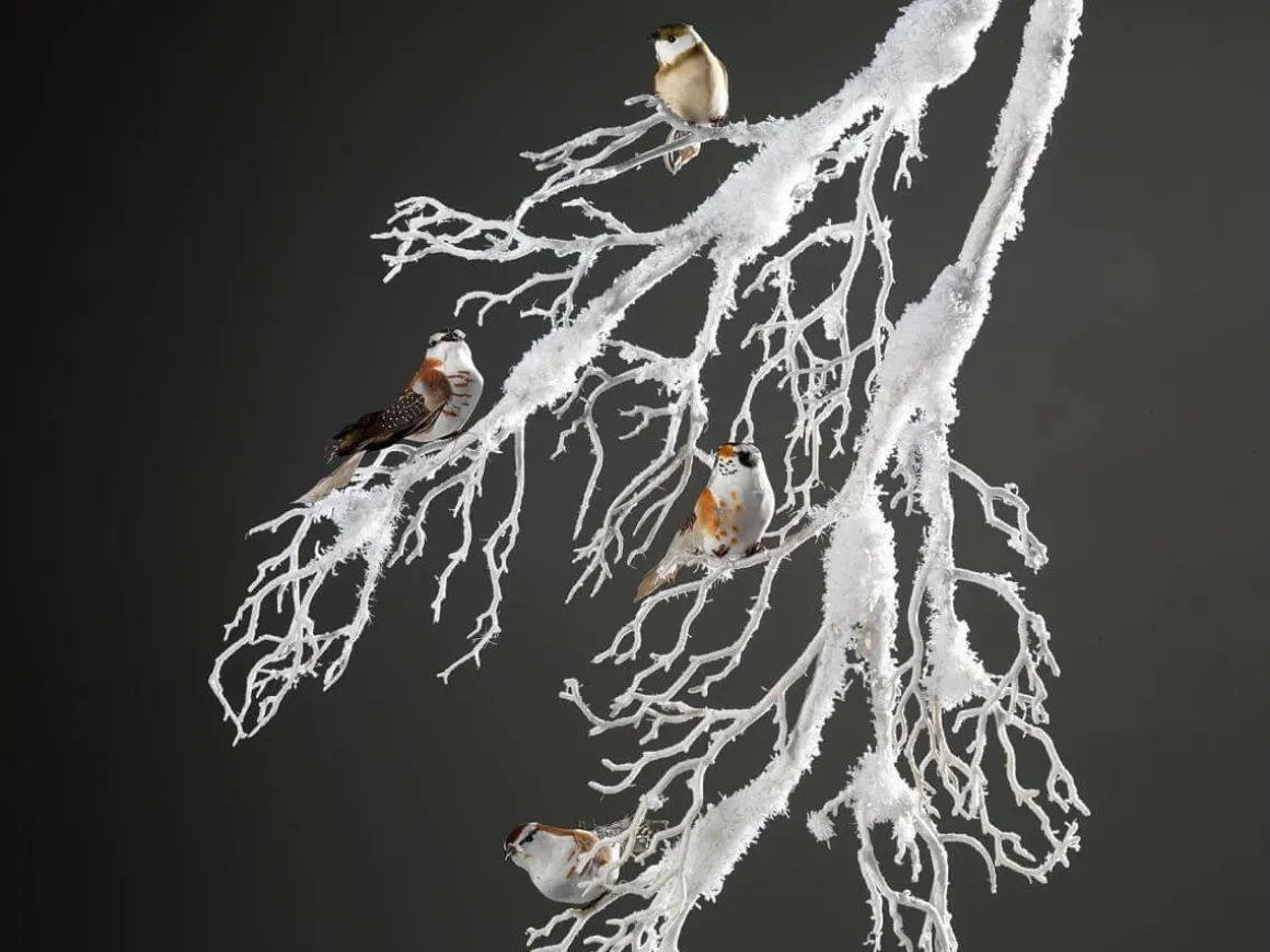 Ramita Decorativa Blanca Longitud 145 Cm