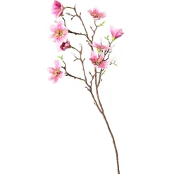 Ramo De Magnolias Artificial, Rosado, 87 Cm