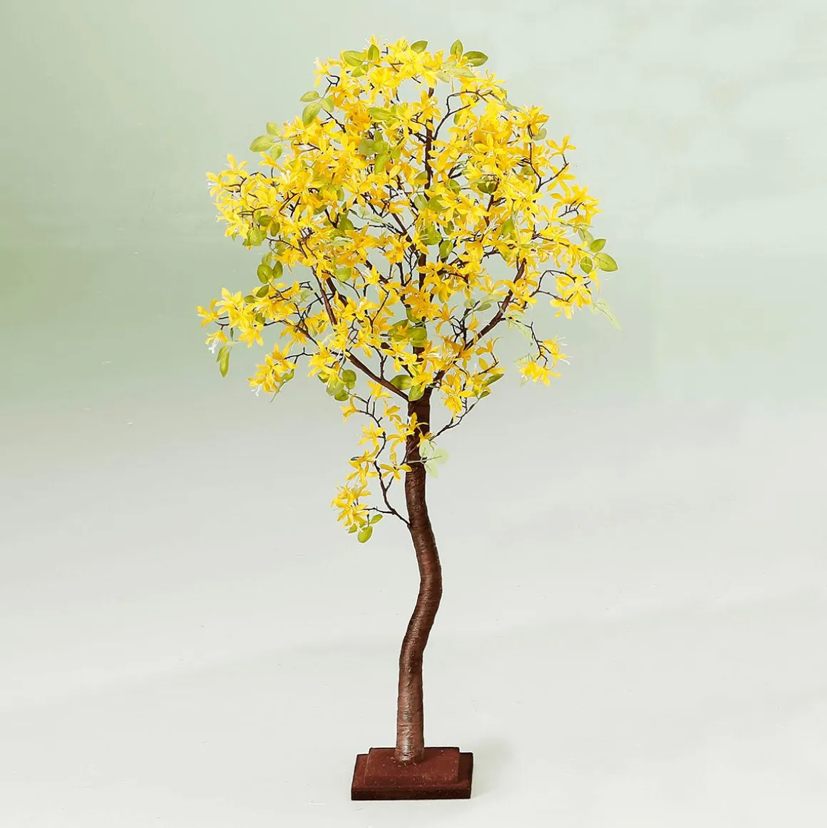 Árbol Artificial De Forsythia Con Soporte 120 Cm