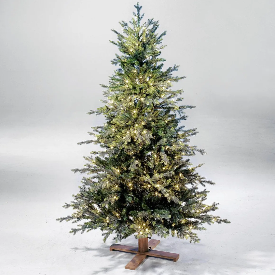 Árbol De Navidad Artificial Abeto Douglas Con LED 210 Cm