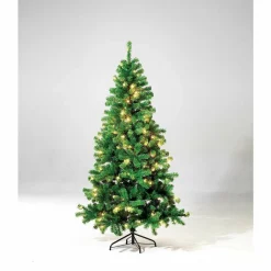 Árbol De Navidad Artificial Estrecho Con LED 150 Cm