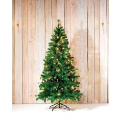 Árbol De Navidad Artificial Estrecho Con LED 150 Cm