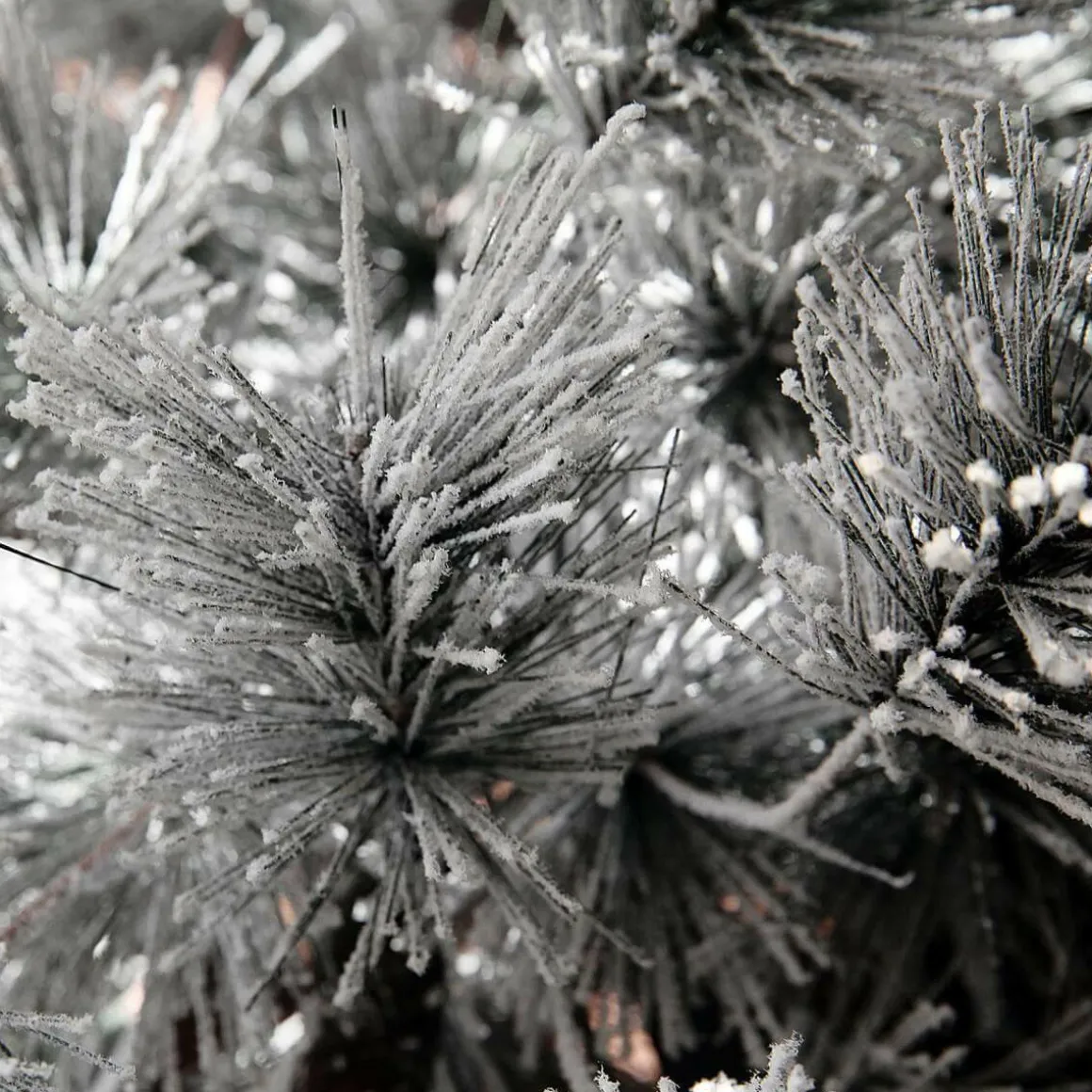 Árbol De Navidad Artificial Colgante Pino Con Agujas Escarchadas Y LED 300 Cm
