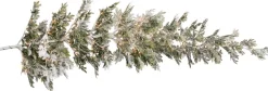 Árbol De Navidad Artificial Colgante Cedro Con Agujas Escarchadas Y LED 300 Cm