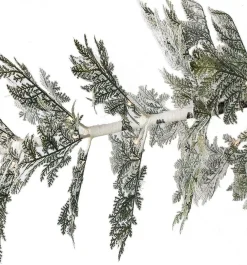 Árbol De Navidad Artificial Colgante Cedro Con Agujas Escarchadas 300 Cm